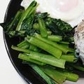 G_Yossan's cooksnap of when they made 食材１つ！簡単小松菜の塩バター炒め.