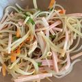 まめ郎's cooksnap of when they made 水菜＆ハム＆春雨の胡麻マヨサラダ♪.