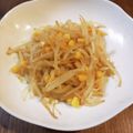 クックL8U9HI☆'s cooksnap of when they made 後１品に！もやしとコーンのバター醤油炒め.