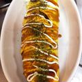 524524au's cooksnap of when they made 残った焼きそばで♪チーズオムそば.