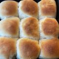 ひよこブラザーズ's cooksnap of when they made 【ヨーグルト使用】シンプル丸パン.