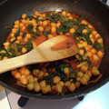 ろら☆'s cooksnap of when they made ひよこ豆とほうれん草のスペイン風炒め煮.