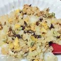 作っ太's cooksnap of when they made 干しずいきのチャーハン.