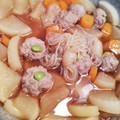 ★ゆむ★'s cooksnap of when they made 我が家自慢の味【大根と白滝と豚肉の煮物】.