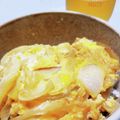 しぃ♪にの's cooksnap of when they made レンジ4分♪とろ〜り卵が美味しい♡親子丼.