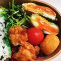 MOMO１７８'s cooksnap of when they made お弁当に！大葉とじゃこの簡単卵焼き.