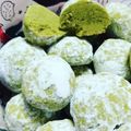 MIZU14's cooksnap of when they made 抹茶のスノーボール.