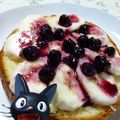 るなまりー's cooksnap of when they made ブルーベリーバナナトースト♪.