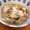 ゆゆ★米粉好き's cooksnap of when they made 煮込んでも縮まない！プリプリ牡蠣の味噌鍋.