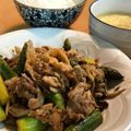 クックUBBPAX☆'s cooksnap of when they made 簡単台湾風！牛肉とアスパラの豆板醤炒め.