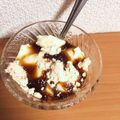 yuana253's cooksnap of when they made ぷるぷるとろり「豆乳プリンの黒蜜きなこ」.