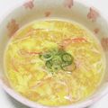 もぐ・ω・くま's cooksnap of when they made カニ玉風たまごスープ.