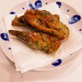 ❁Abake❁'s cooksnap of when they made 紅生姜入り☆ちくわの磯辺揚げ.