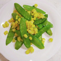 よりきっちゃん's cooksnap of when they made ☆きぬさやとコーンのバターソテー☆お弁当.