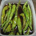 たなか家's cooksnap of when they made 辛～～いのが旨い！青唐辛子醤油漬け☆.