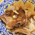 しましま＊ここあ's cooksnap of when they made 骨まで柔らか鯛と大根のあら炊き.