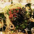 クックHHL5W2☆'s cooksnap of when they made 【三陸産塩蔵わかめ】を使った和風パスタ.