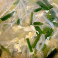 ポムポムポヨコ's cooksnap of when they made にらともやしの中華風スープ.