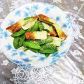 めみたん☆'s cooksnap of when they made 時短！絹さやとちくわの♬柚子胡椒和え.