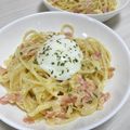 OyukarinO's cooksnap of when they made 嘘つき、でも絶品カルボナーラ.