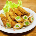 ねっちゃんっ's cooksnap of when they made さやえんどうの肉巻きフライお弁当用.