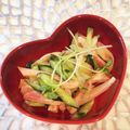 tikariri's cooksnap of when they made チャーシューと長ねぎの和え物.