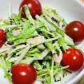 にこぱん☻'s cooksnap of when they made 5分で完成♡ツナと水菜のゴママヨサラダ.