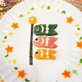 クックUR1SUQ☆'s cooksnap of when they made 【離乳食】こどもの日☆鯉のぼりプレート.