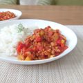 Yukiまむ's cooksnap of when they made 大豆のお肉でノンオイルキーマカレー☆.