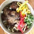 jonthon's cooksnap of when they made おばあ直伝！沖縄のソーキそば！.