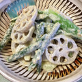 コムギ大好き's cooksnap of when they made れんこんと春野菜の柚子胡椒ごま風味.