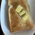 kinkinsan's cooksnap of when they made ずぼらチーズケーキ風トースト.
