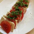 クックM96XDX☆'s cooksnap of when they made 豆腐と完熟トマトのカプレーゼ.