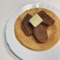 ハネちゃんのレシピ's cooksnap of when they made 卵の風味香る★もちもち一人分ホットケーキ.
