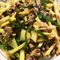 イブの母's cooksnap of when they made 一番簡単★チンジャオロース.