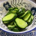 Faiza's cooksnap of when they made きゅうりのわさび漬け.