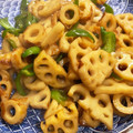 こむきむこ's cooksnap of when they made 我が家の ちくわと蓮根の炒め煮(^.^).