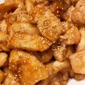 sayaka382's cooksnap of when they made ゴマ香る簡単とろっと鶏むねの甘辛ダレ.