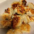 花よりおはぎ's cooksnap of when they made ニラ農家のニラまんじゅう風餃子.
