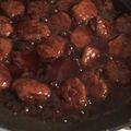 ame-ikuru's cooksnap of when they made ブルーベリージャムで♪北欧風ミートボール.