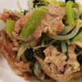 ☆☆いるかー's cooksnap of when they made 豚肉ともやしと小松菜と椎茸の中華炒め風.