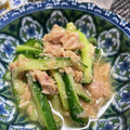 YumiYmi's cooksnap of when they made きゅうりとツナの和え物.