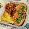haru加's cooksnap of when they made 絹さやの肉巻き.