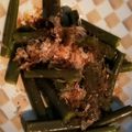 ねこのガストン's cooksnap of when they made 重曹なしでアク抜き♪ワラビのおひたし.