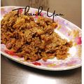 ♡мiчаⅵ♡⋆'s cooksnap of when they made 豚肉で旦那ががっつく自家製ダレ★焼肉丼★.