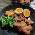 美らはいび's cooksnap of when they made 圧力鍋で豚バラ・肩ロースの角煮.