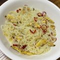 じゅより's cooksnap of when they made フライパン一つ☆白滝アサリペペロンチーノ.