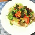 yesmama's cooksnap of when they made 韓国風サラダピザ.