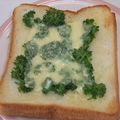 chokomi513's cooksnap of when they made パセリたっぷり♪マヨチーズトースト.