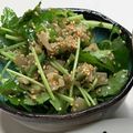 えれ。。's cooksnap of when they made 簡単♪三つ葉とザーサイのサラダ.